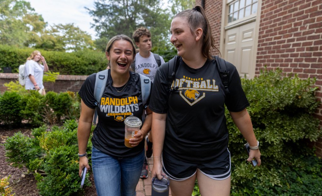Athletes walking